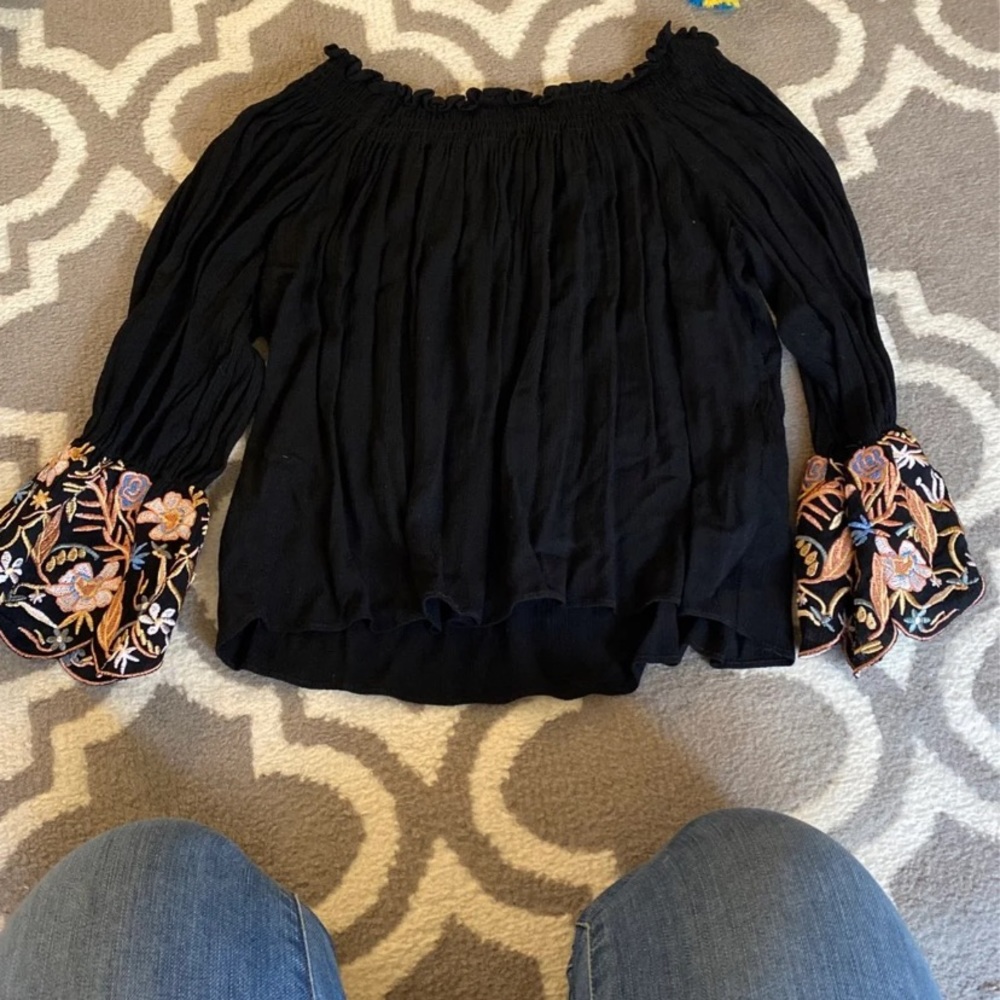 Off the shoulder blouse